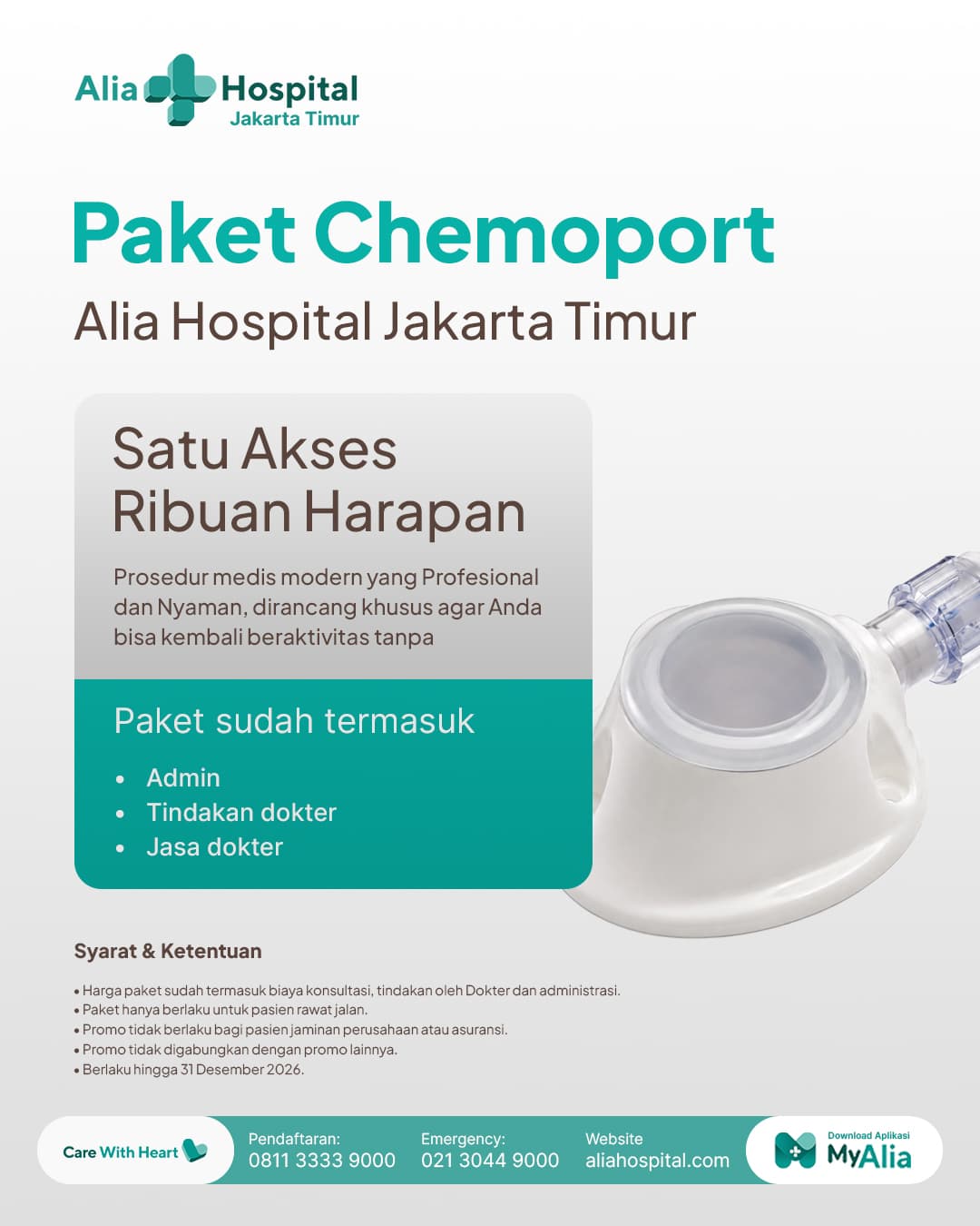 Paket Pemasangan Chemoport